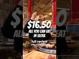 Trying EVERYTHING at this $16.50 Korean BBQ in Seoul
