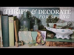GOODWILL THRIFT WITH ME & SPRING DECORATING! | Spring Decorating Ideas | Thrifting Home Decor