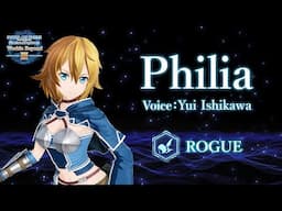 SWORD ART ONLINE Fractured Daydream — Philia Character Trailer