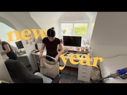 new year refresh 2025 🌱 self-care habits, vision board planning