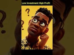 Low Investment, High Profit Business Ideas 💸🔥 #shorts  #smallbusinessideas