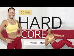 20 Min Ab Workout With Band At Home Beginner Friendly (Quick Circuits)