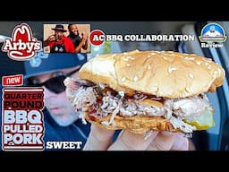 Arby"s® Quarter Pound BBQ Pulled Pork Sandwich Review!🐖 | AC Barbeque Collaboration | theendorsement