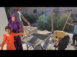 Cementing the kitchen floor: Collaboration between Atabak and Masters!