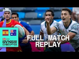 Jaw-Dropping Finish in LAX 😱 | Australia v Spain | HSBC SVNS Los Angeles 2025 | Full Match Replay