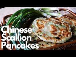 Chinese Scallion Pancakes ~ Crispy, Flaky Snack or Appetizer