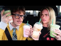 trying fun drinks ft. a special guest