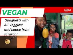 Vegan Spaghetti (Squash) and Sauce from Scratch!