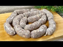 Ich kaufe keine Wurst mehr! Hausgemachte Wurst (nach dem Rezept Mutter). Rezept ohne Zusatzstoffe
