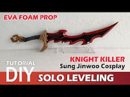 Solo Leveling Arise Knight Killer dagger - Sung Jin woo Cosplay Prop Tutorial