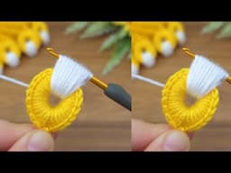 ☆New desing crochet motif ☆ craft wolf model ☆ very easy crochet motif online Tutorial for beginners