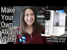 MAKE ALKALINE 💧 WATER AT HOME | way cheaper than bottles with the Simpure Y9A