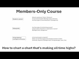 Members-Only Lesson #12: Charting an Uptrend with All Time Highs