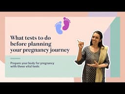 Pre-Conception Tests for Planning a Healthy Pregnancy | Boost Your Chances Of Getting Pregnant