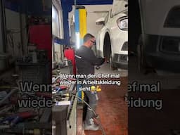 Wann habt ihr mich das letzte mal in Arbeitskleidung gesehen?🤣👨🏻‍🔧 #automobile #autofahrt #kfz