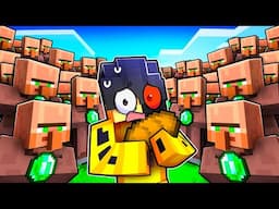 TRADING with VILLAGERS... until I get a Burger