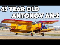 WORLD'S LARGEST SINGLE ENGINE BI-PLANE! Iconic Antonov AN-2 landing - CSB3