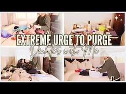 NEW!! EXTREME URGE TO PURGE : Clean & Declutter my bedroom with me 2025 | messy to minimal