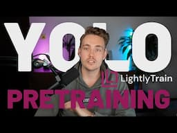 Pretrain a YOLO model from Scratch with LightlyTrain