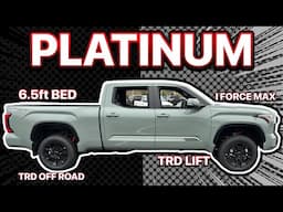 BIG DISCOUNT! 2025 Toyota Tundra Platinum TRD I Force MAX With TRD 3” Lift