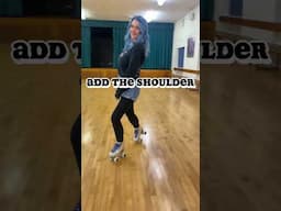 Elevate your backwards dip! #rollerskating #rollerskate #skating #rollerskates #skate #tutorial