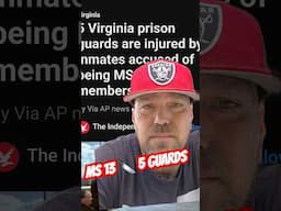 MS13 members attack 🔪 prison Guards