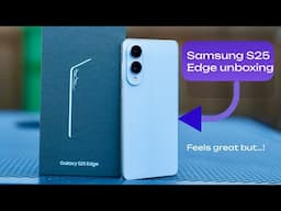 Samsung Galaxy S25 Edge Unboxing | Why should you buy..? in Telugu