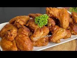 How To Make A Delicious Battered Fried Chicken Wings//Easy Recipe//@MasofsKitchen