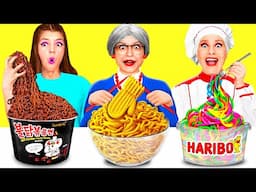 Me vs Grandma Cooking Challenge | Parenting Hacks by AZaZa Challenge