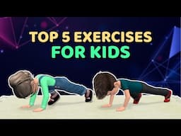 TOP 5 EXERCISES TO AVOID BELLY FAT - KIDS WORKOUT