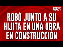 Dejó a su hija de "campana" y se robó una amoladora a plena luz del día