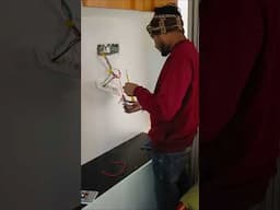 #shorts | Toach switch power ￼ supply install  | amitsaini electrician motivational video