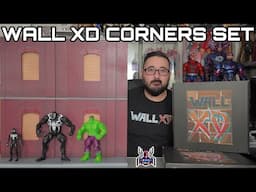 Wall XD Corners Set 1/12 Scale Action Figure Diorama & Review Station by HighSchool Creations