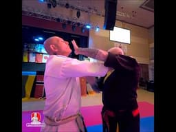 Defending a throat grab￼