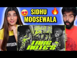 TAKE NOTES song Sidhu Moose Wala Reaction | Latest Punjabi Songs 2025