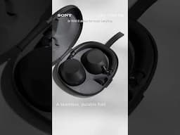 SONY SEA | WH-1000X M6 | Seamless folding mechanism in compact, intuitive magnetic closing case