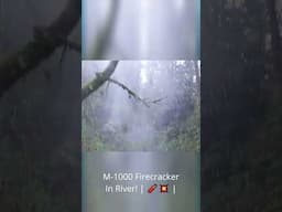 M-1000 Firecracker in river!