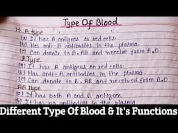 Types Of Blood | Different Types Of Blood | Short Notes OnTypes Of Blood All About Human Blood Essay