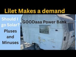 EP 437 Should I go solar Vintage camper rebuild. Camper traveling off grid GOODaaa Power Bank
