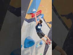 My Proudest World Cup Boulder Send - Salt Lake City #climbing #jump #shorts #fun #competition