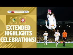 CELEBRATIONS! | Leeds United v Bristol City extended highlights