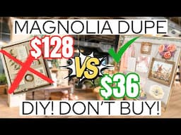 🌟SAVE MONEY on this gorgeous multi-Seasonal Magnolia Home DIY Decor Dupe | Spring DIY!  Don't BUY!