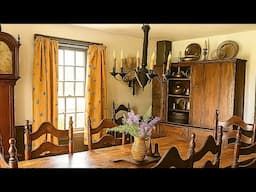 Primitive Dining Room Makeover for Summer/Early American Style