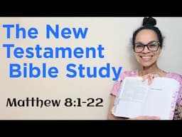 Matthew 8:1-22 Topic: The Power Of Prayer & Faith
