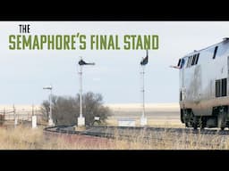 Are these the last Semaphore Signals on an active main line?