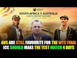 Aus are still Favourite for the WTC final | ICC should make the Test Match 4 Days | Basit Ali