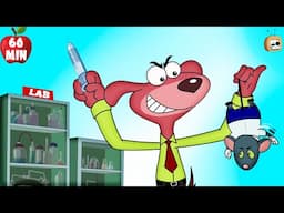 The Great Rat Escape : Lab Experiment |70 Minutes of Non-Stop Fun| Rat A Tat|Best Animation cartoons