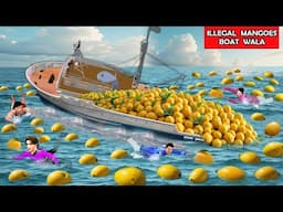 Mangoes Illegal Transport Overloaded Mangos Ship Sink Hindi Kahani Hindi Stories Hindi Moral Stories