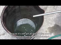 Continuous Waste Automotive Oil distiller- ATF/Hydraulic oil mix diistillation.
