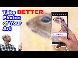 How to Photograph Art with your Phone - EASY WAY!